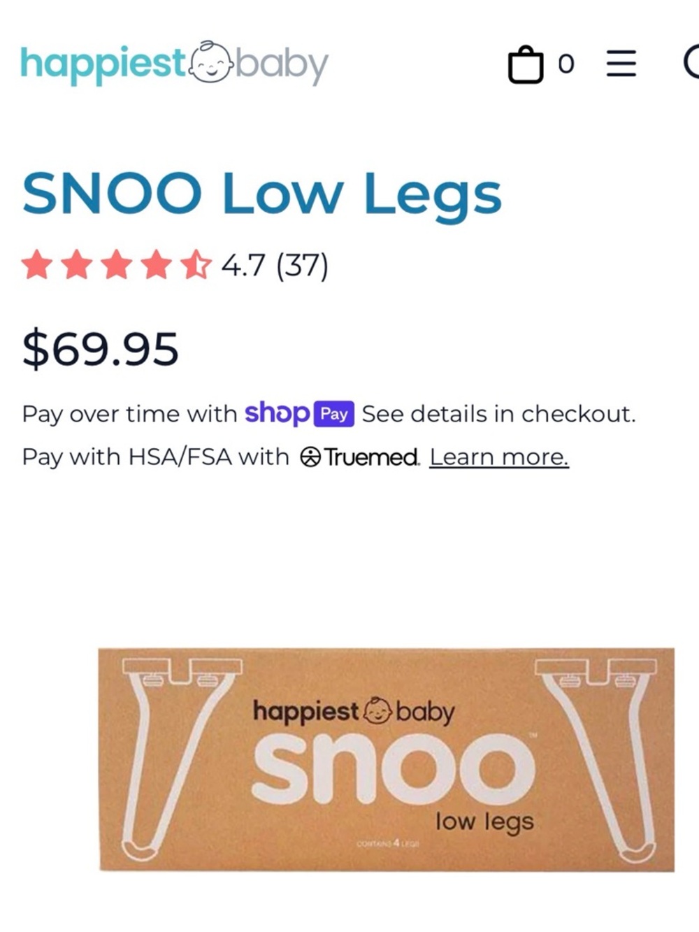SNOO Low Legs by Happiest Baby